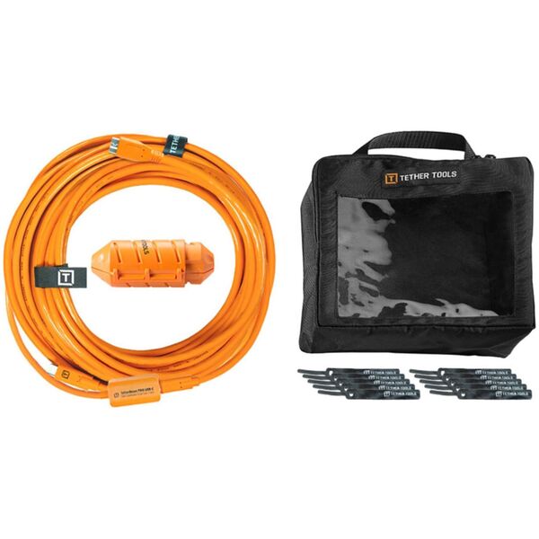 Tether Tools Tether Tools USB-C to Micro-B- Cable-System Καλώδιο USB 9,40m πορτοκαλί 13337624 818307010901