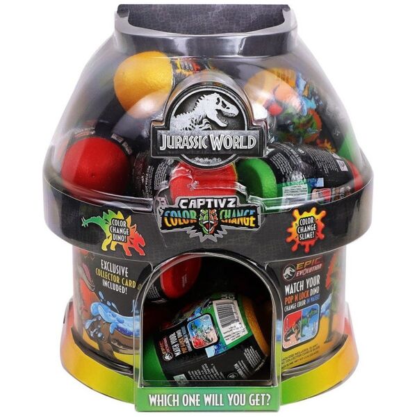 CAPTIVZ CAPTIVZ αυγό slime με φιγούρα δεινοσαύρου Jurassic Color Change, ποικιλία, 502 14185608 840148209084