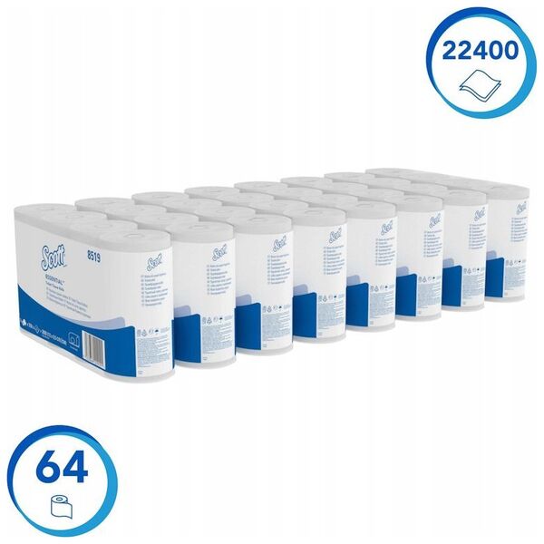 Kimberly-Clark Kimberly-Clark Scott - Papier toaletowy w małych rolkach - 350 odcinków