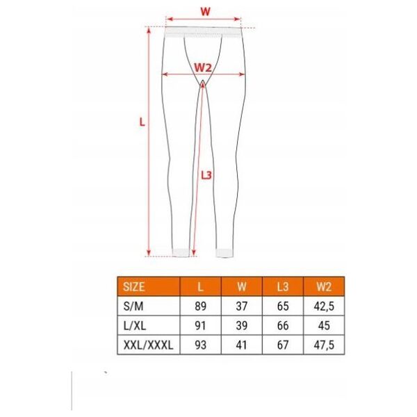 Neo Thermoactive long john (CARBON thermal long johns, μέγεθος L/XL) 9399611 5907558463491