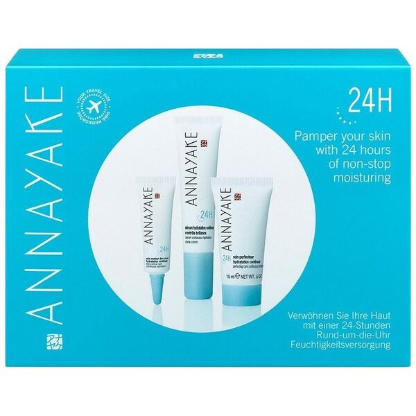 Annayake Travel Set Annayake: 24h, Ενυδατική, Κρέμα Ματιών, 7 ml + 24h, Ενυδατική, Κρέμα, Για Πρόσωπο, 15 ml + 24h, Ενυδατική, Ημέρα, Ορός, Για Πρόσωπο, 15 ml Για Γυναίκες 13079966 3552572405013