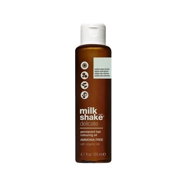 Milk Shake Milk Shake, ευαίσθητο, χωρίς αμμωνία, μόνιμο λάδι βαφής μαλλιών, 7, 120 ml για γυναίκες 13080578 8032274063780