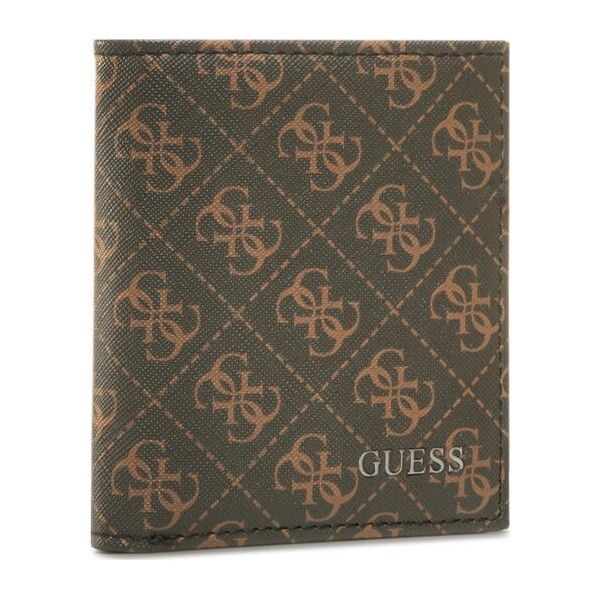 Guess Guess, Vezzola, Wallet, Small Billfold, SMVZLALEA22, Dark Brown, For Men For Men