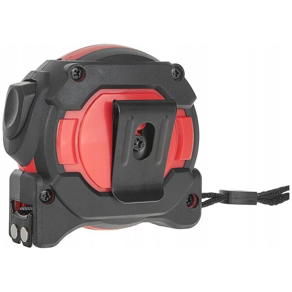Miara zwijana nylon dwustronna z magnesem i autostopem 5m/25mm KLASA I – kartonik wystawowy (6/60)