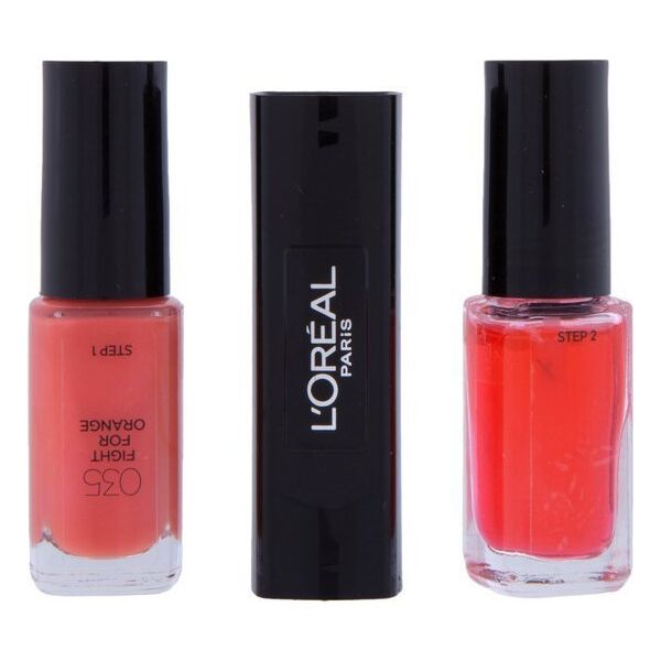 Set Duo, L'Oreal Paris, 2 Steps, Nail Polish, 16M31QL, 2 pcs, 5 ml For Women