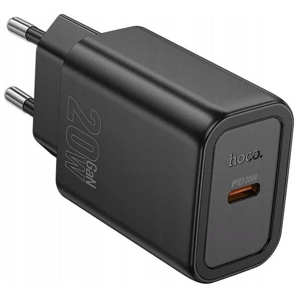 HOCO ładowarka sieciowa Typ C PD QC 20W N60 czarna