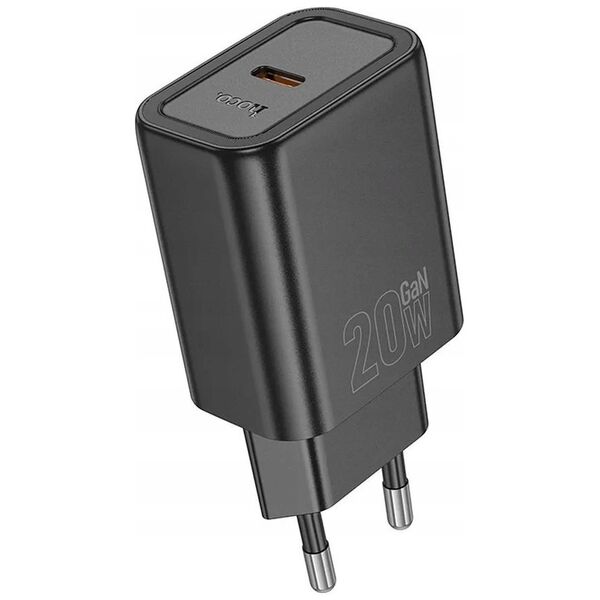 HOCO ładowarka sieciowa Typ C PD QC 20W N60 czarna