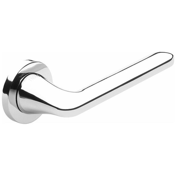 Door handle INOVO AURUS 185 SLIM, shiny chrome color.