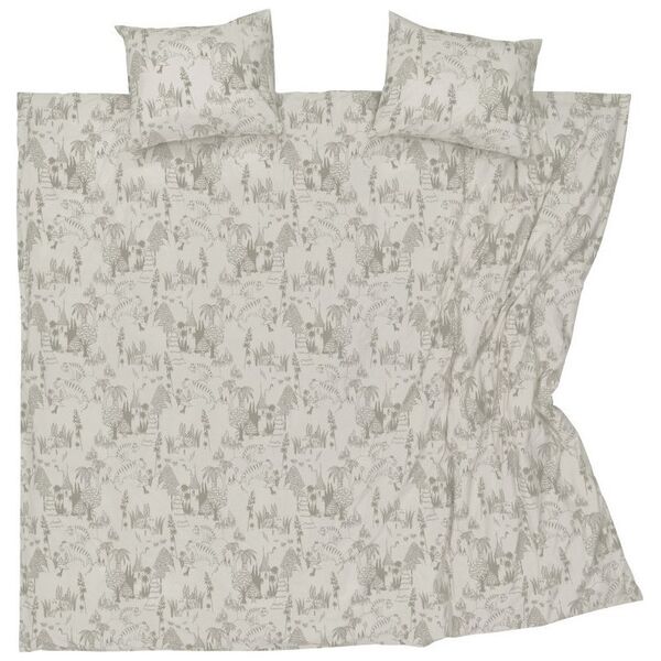 Moomin bedding set 2 pers. 240x210 Garden Party beige