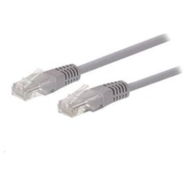 C-Tech C-TECH καλώδιο patchcord Cat5e, UTP, šedý, 1,5 m 13243580 8594125014322
