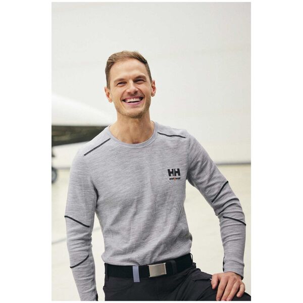 Εσωρούχο Helly Hansen HELLY HANSEN Lifa Merino Crewneck, γκρι M 13767688 7040055683523