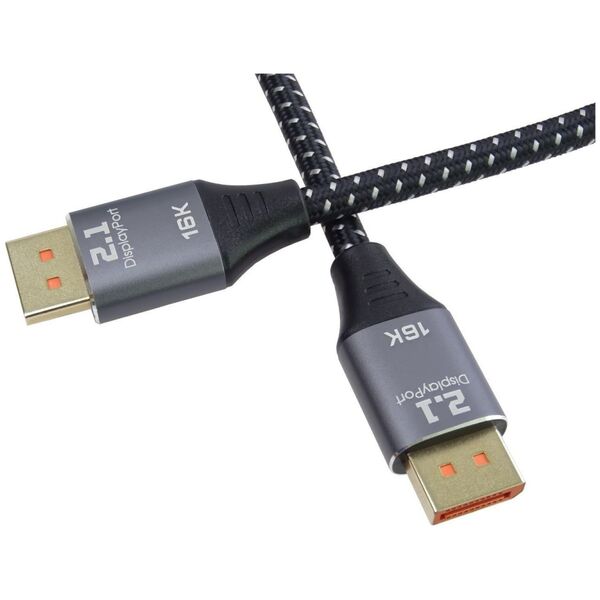 Καλώδιο PREMIUMCORD DisplayPort 2.1, 16K@60Hz, 8K@120Hz, 2m 14440857 8592220026042