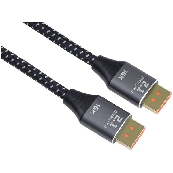 Καλώδιο PREMIUMCORD DisplayPort 2.1, 16K@60Hz, 8K@120Hz, 2m 14440857 8592220026042