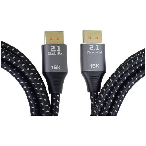 Καλώδιο PREMIUMCORD DisplayPort 2.1, 16K@60Hz, 8K@120Hz, 2m 14440857 8592220026042