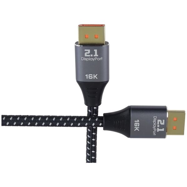 Καλώδιο PREMIUMCORD DisplayPort 2.1, 16K@60Hz, 8K@120Hz, 2m 14440857 8592220026042
