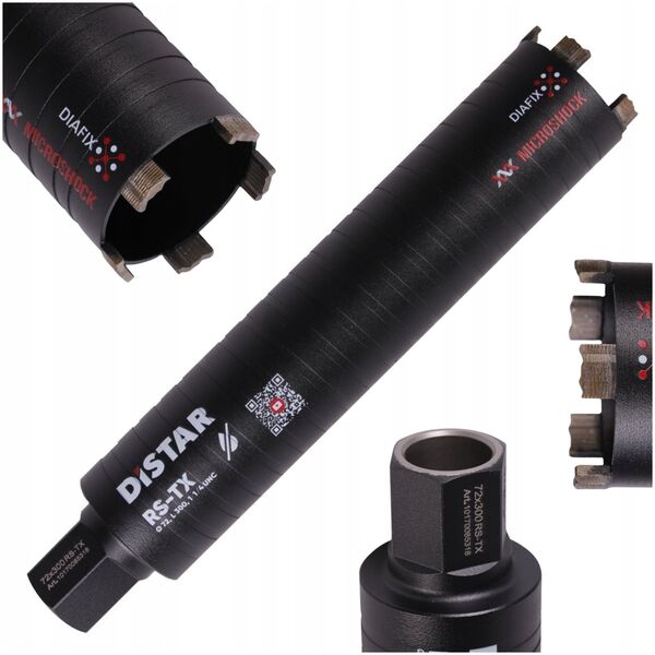 DISTAR DIAMOND CROWN RS-TX 1 1/4" 72mm x 300mm DRY