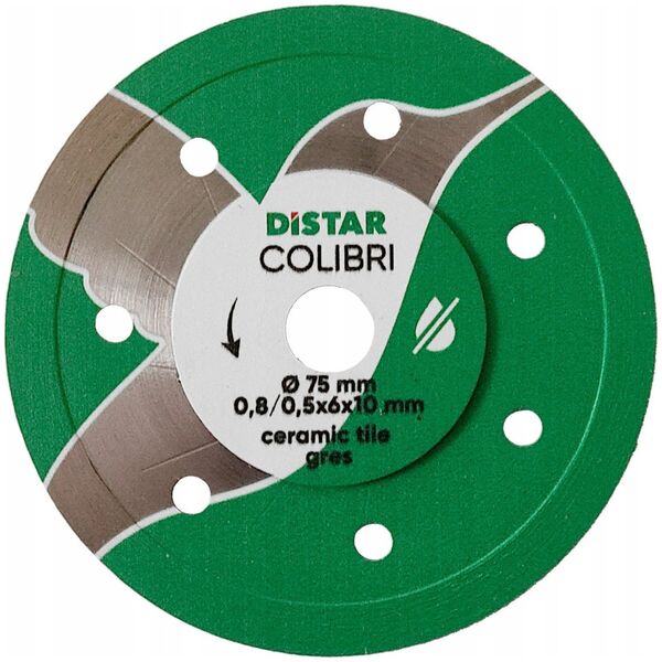 DISTAR COLIBRI DIAMOND BLADE 75 x 0.8 x 6 x 10H