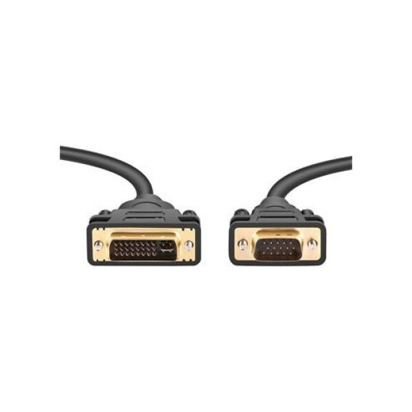 Kabel PremiumCord DVI-I - D-Sub (VGA) 2m czarny (kpdvi1a2)