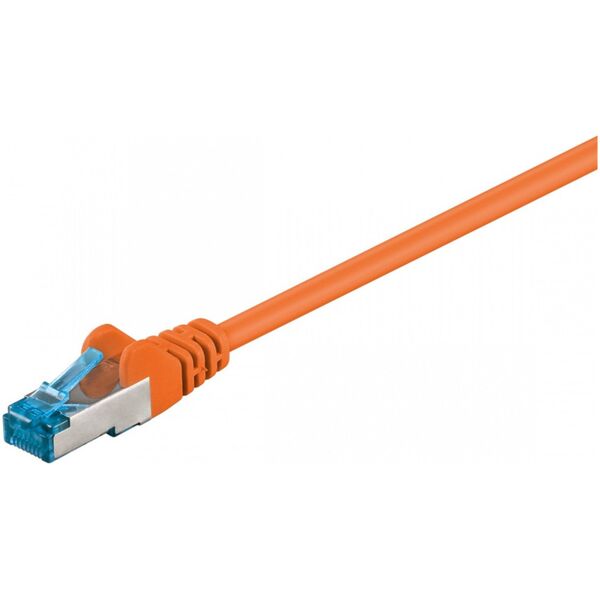 PremiumCord PREMIUMCORD Patch kabel CAT6a S-FTP, RJ45-RJ45, AWG 26/7 0,25m pomarańczowy