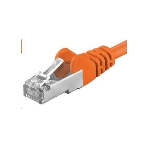 PremiumCord PREMIUMCORD Patch kabel CAT6a S-FTP, RJ45-RJ45, AWG 26/7 0,25m pomarańczowy