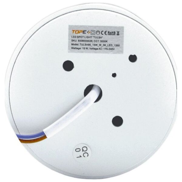 Lampa sufitowa Tope LUMINAIRE LED 15W 1350LM 3000K WHITE