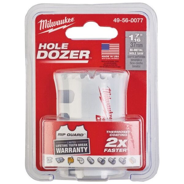Milwaukee MILWAUKEE ΔΙΜΕΤΑΛΙΚΟ ΠΡΙΟΝΟ ΤΡΥΠΗΣ 37mm 13763364 45242193028