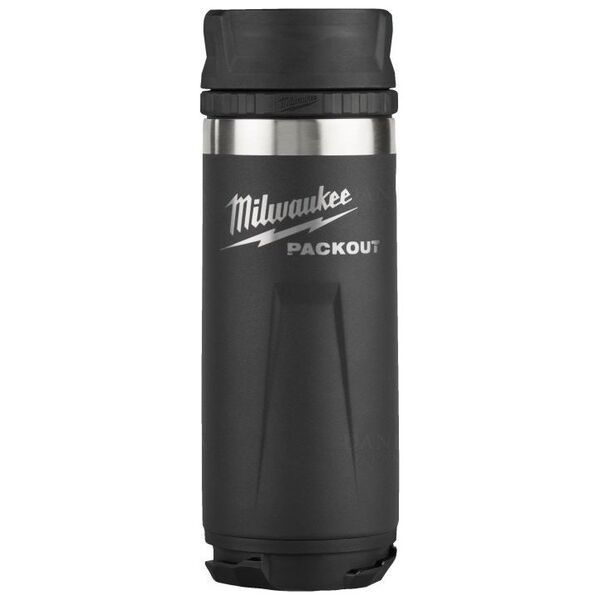 MILWAUKEE PACKOUT THERMAL BOTTLE 532ml BLACK WITH LID