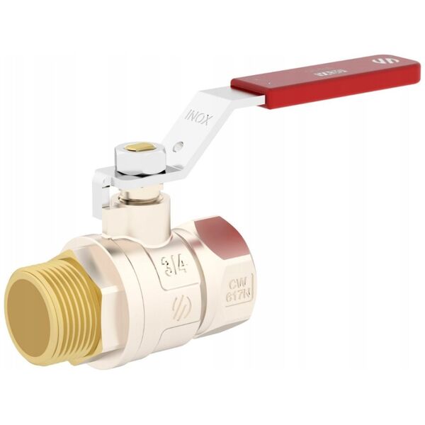 Zawór kulowy do wody DN20 3/4 GZ-GW SENA VA30 dźwignia Inox