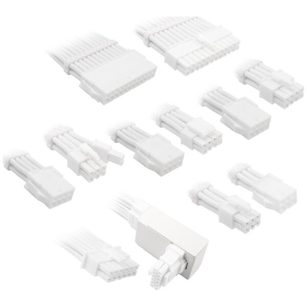 Kolink Kolink Core Pro Braided Cable Extension Kit 12V-2x6 Type 1 - Brilliant White 13338804 5999094005679