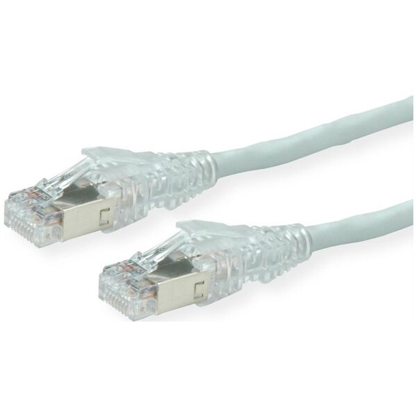 DTWYLER DTWYLER patch καλώδιο cat 6A (class EA) S/FTP, CU 7702 flex LSOH, AMP v2, cross, grey, 1 m. 13548799 7611990758074
