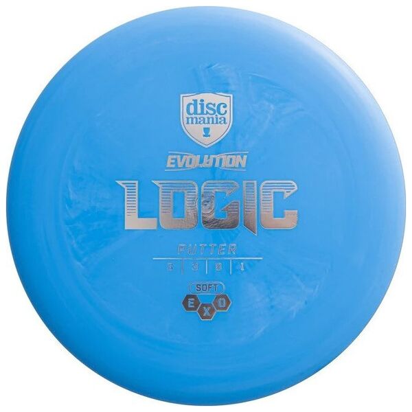 Discmania Discgolf DISCMANIA Putter SOFT EXO LOGIC Evolution Blue 3/3/0/1 13563777 9900090222942
