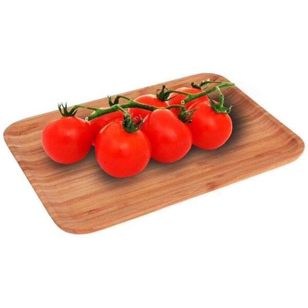 Excellent Houseware Talerz drewniany BAMBUSOWY prostokątny taca patera 33x23 cm