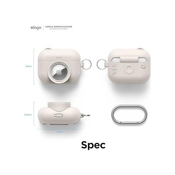 Elago Elago AirPods Pro 2 AT Snapshot - θήκη για AirPods Pro 2 μπεζ - Εγγύηση ασφαλείας. Απλές δόσεις. Δωρεάν αποστολή από 170 PLN. 13340503 8809788485076