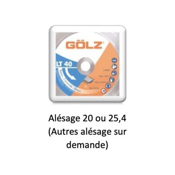 Sourcing Diamond disc for concrete GOLZ LT40 300x25,4mm