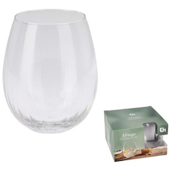 Zestaw pękatych szklanek, 440 ml, 4 szt.