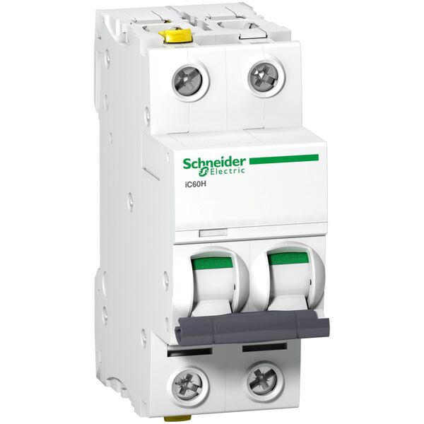 Schneider Electric Wyłącznik nadprądowy iC60H-B16-2 B 16A 2-biegunowy A9F06216