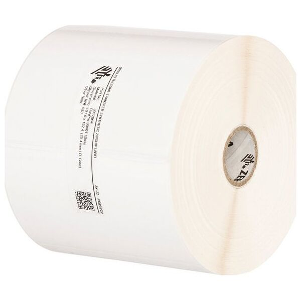 Zebra Zebra LABEL, POLYETHYLENE, 148X210MM| THERMAL TRANSFER, POLYE 3100T GLOSS, PERMANENT ADHESIVE, 76MM CORE