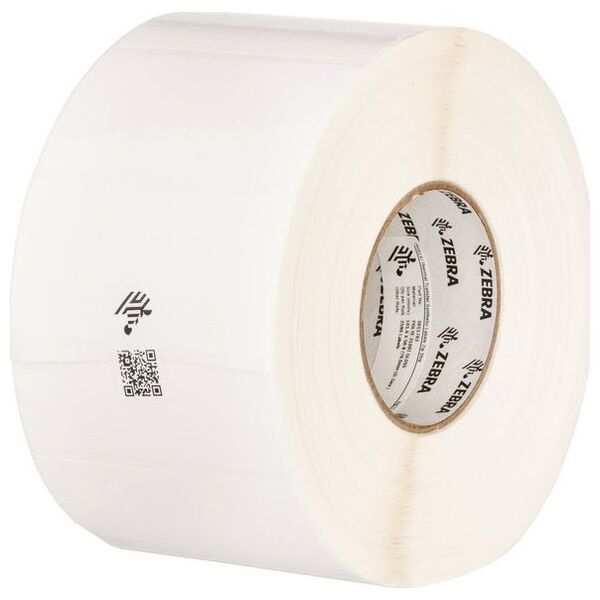 Zebra Zebra LABEL, POLYETHYLENE, 148X210MM| THERMAL TRANSFER, POLYE 3100T GLOSS, PERMANENT ADHESIVE, 76MM CORE