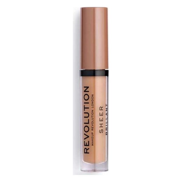 Makeup Revolution Makeup Revolution, Sheer Brilliant, Vegan, Lip Gloss, 119, Hustle, 3,5 ml για γυναίκες 13075551 5057566073424