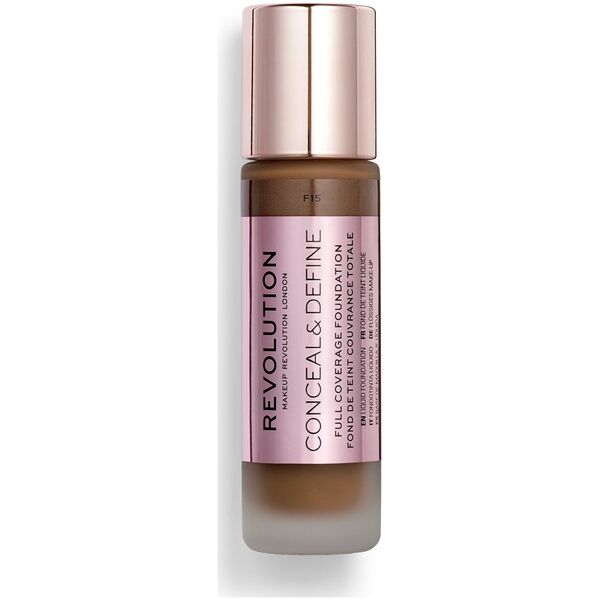 Makeup Revolution Makeup Revolution, Conceal & Define, Oil Free, Cream Foundation, F 15, 23 ml για γυναίκες 13075557 5057566046251