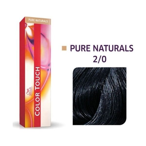 Wella Professionals Wella Professionals, Color Touch, Χωρίς Αμμωνία, Ημιμόνιμη Βαφή Μαλλιών, 2/0 Μαύρο, 60 ml για γυναίκες 13077541 8005610546698