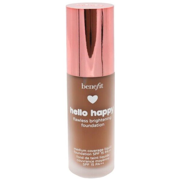 Benefit Benefit, Hello Happy, Brightening, Liquid Foundation, 12, Deep Warm, SPF 15, 30 ml για γυναίκες 13079301 602004105707