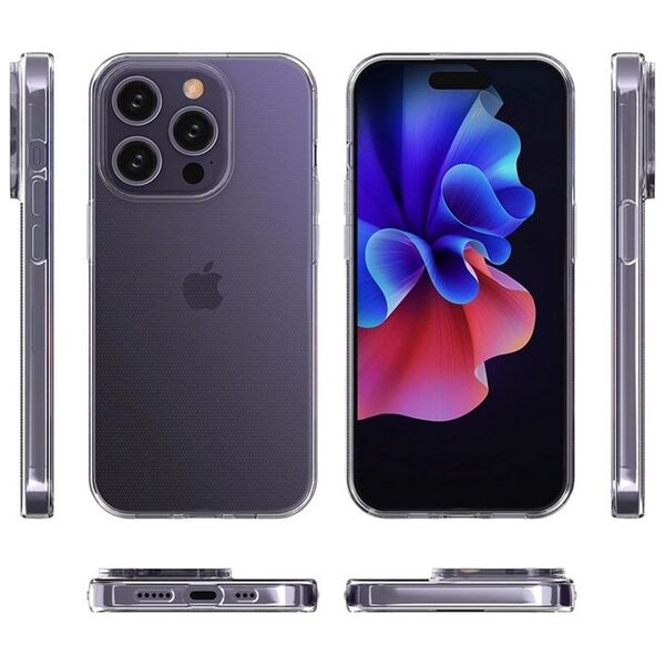 Θήκη Hurtel iPhone 15 Pro από τη σειρά Ultra Clear σε διάφανο χρώμα 13250781 9145576278970