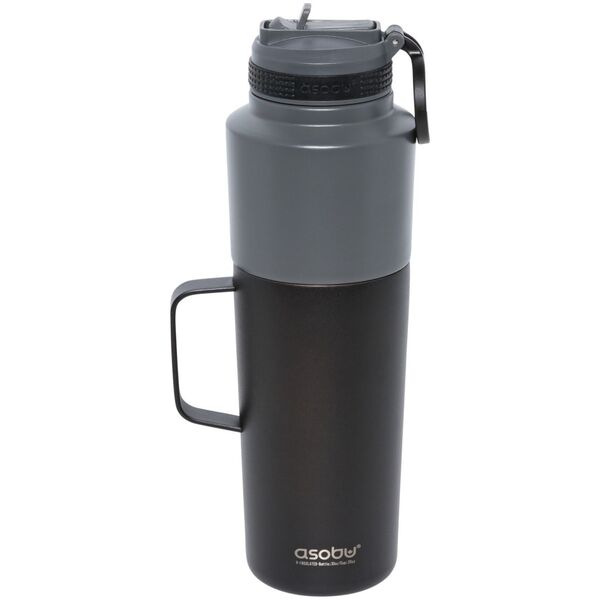 Asobu Asobu Twin Pack Μπουκάλι με Κούπα μαύρη, 0,9 L + 0,6 L 13334446 842591048104