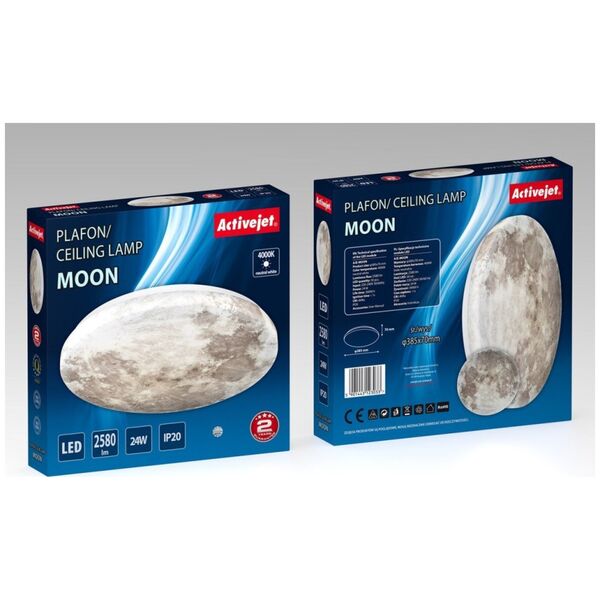 Φωτιστικό οροφής Activejet Φωτιστικό οροφής LED Activejet AJE-MOON 24W 14146399 5901443123033