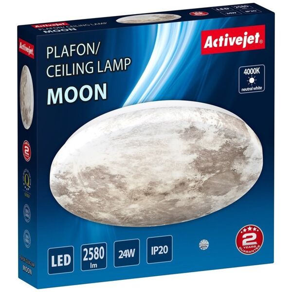 Φωτιστικό οροφής Activejet Φωτιστικό οροφής LED Activejet AJE-MOON 24W 14146399 5901443123033