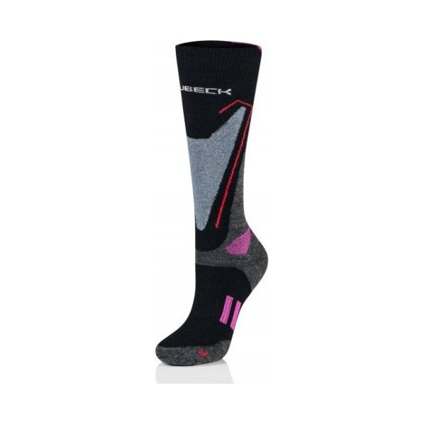 Brubeck BSN002/W Γυναικείες κάλτσες Snow Force Ανοιχτό γκρι/ροζ M/39-41 8171701 5902487041864