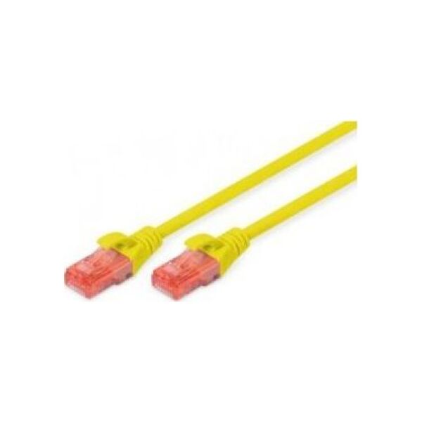 Digitus DIGITUS CAT 6 UTP patch cable PVC AWG 26/7 length 7m Color yellow