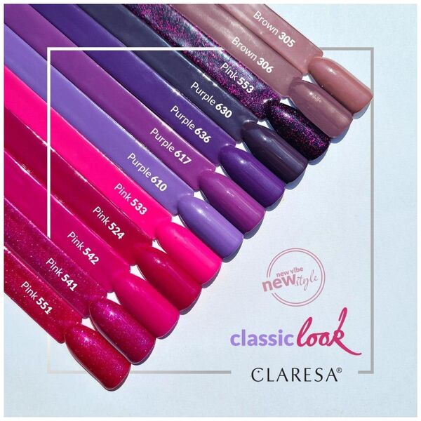 Claresa CLARESA Lakier hybrydowy BROWN 306 -5g