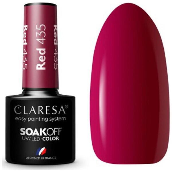 Claresa CLARESA Lakier hybrydowy RED 435 -5g